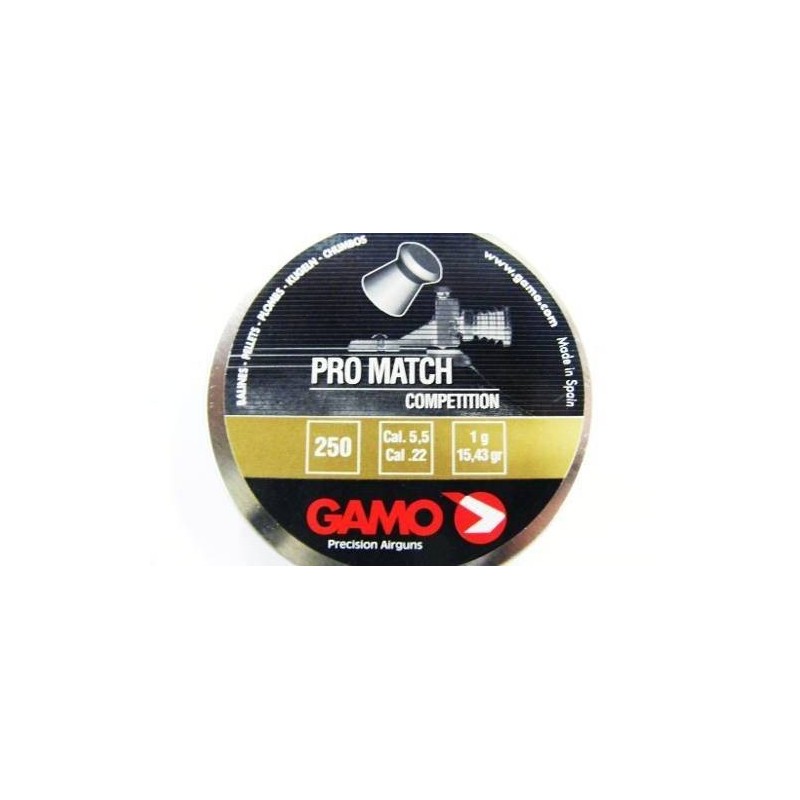 Balines Gamo Pro Match Cal 5.5 lata 250 unidades