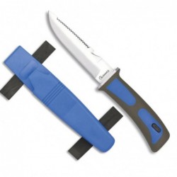 Cuchillo SUBMARINISMO ALBAINOX.Azul. H:11.5