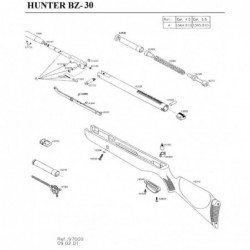 1 Gamo Hunter BZ-30 Despiece