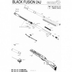1 Gamo Black Fusion Despiece