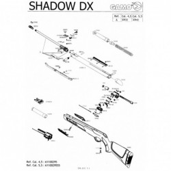 1 Gamo Shadow DX Despiece
