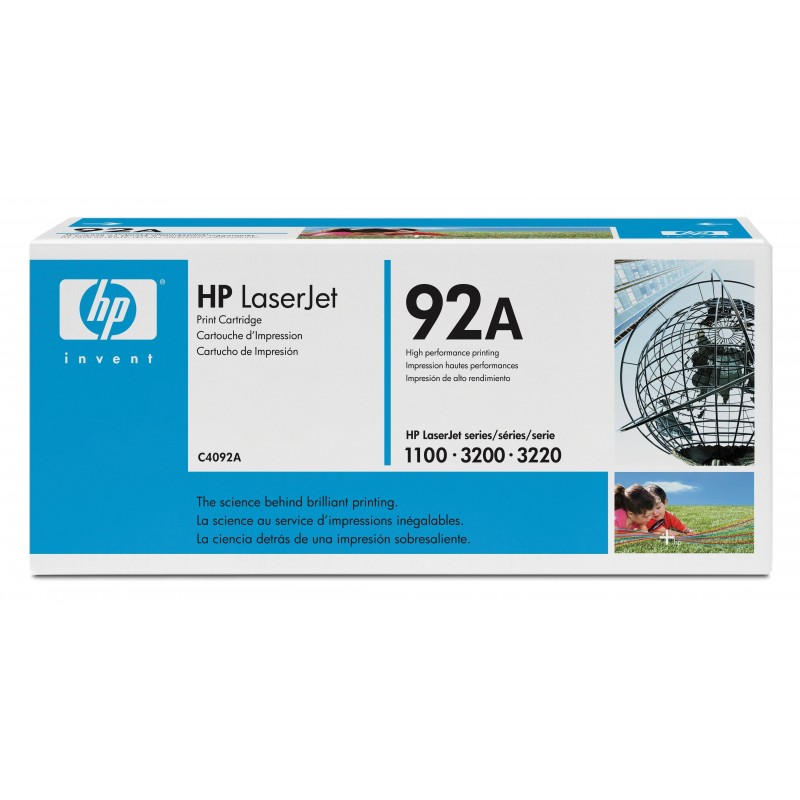 Cartucho HP Laserjet 92A negro C4092A