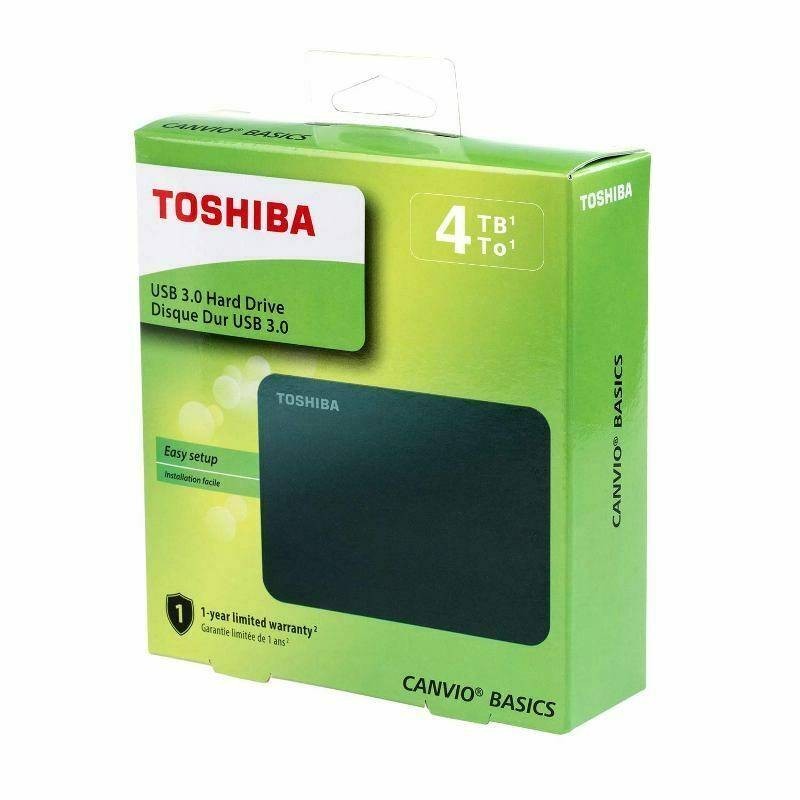 Disco duro HD Toshiba 4TB Canvio Basics USB 3.0