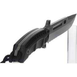 Cuchillo K25 con titanio y sierra  hoja 20 cm